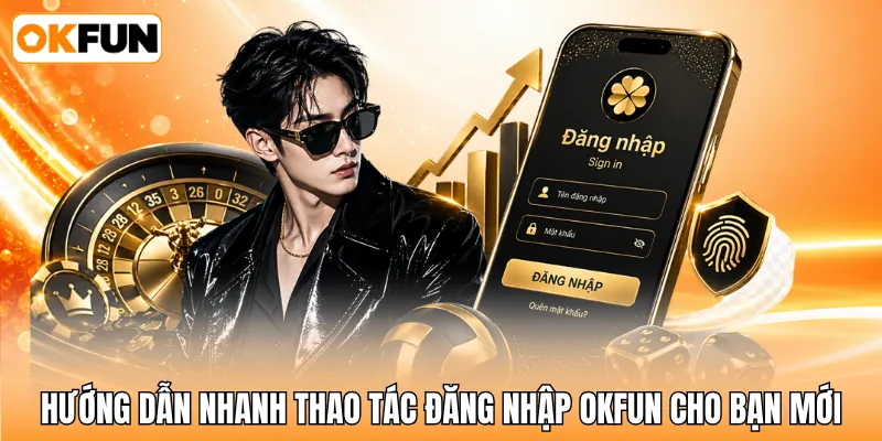 Hướng dẫn nhanh thao tác đăng nhập OKFUN cho bạn mới