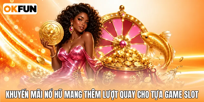 Khuyến mãi nổ hũ mang thêm lượt quay cho tựa game slot Khuyến mãi nổ hũ mang thêm lượt quay cho tựa game slot